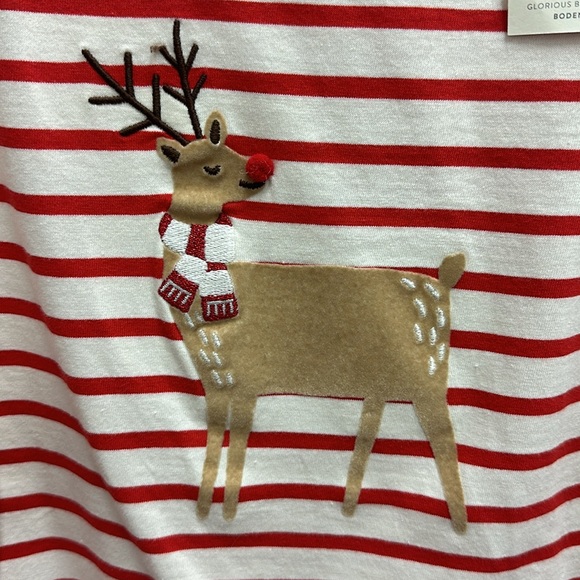 Mini Boden Reindeer Holiday Long sleeve tshirt - Picture 2 of 4